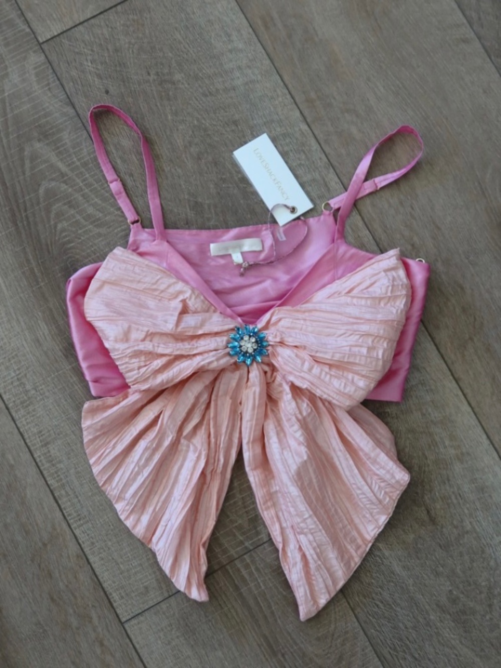 NWT LoveShackFancy Bow Bustier Top ✧ Size 4 · · Brand new with tags